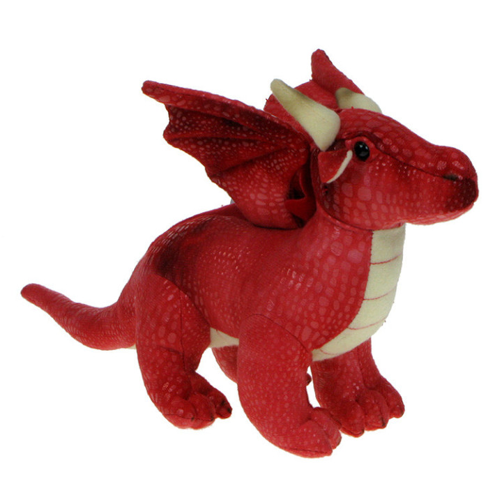 Maskotka Smok czerwony 28cm Eko-Friendly