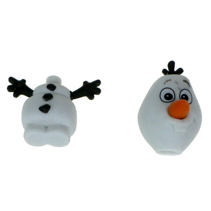 Frozen Kraina Lodu: (Puzzle Palz): puzzle 3D, gumka, mini figurka - box niespodzianka
