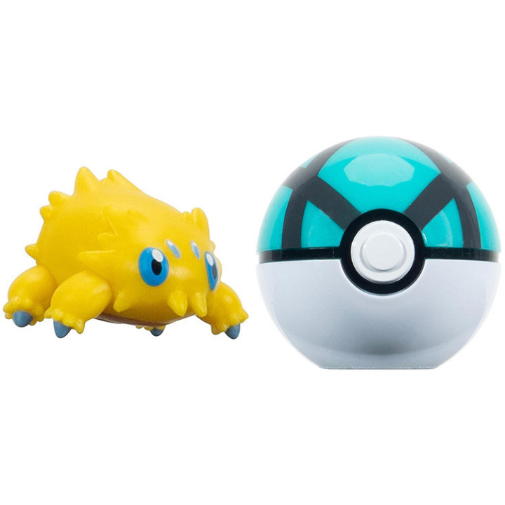 Pokemon - figurka+kula - Clip'n'go - Joltik + Net Ball