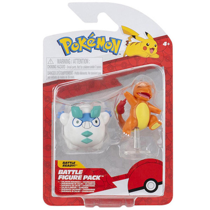 Pokemon - komplet 2 figurek - 70923 Galarian Darumaka + Charmander