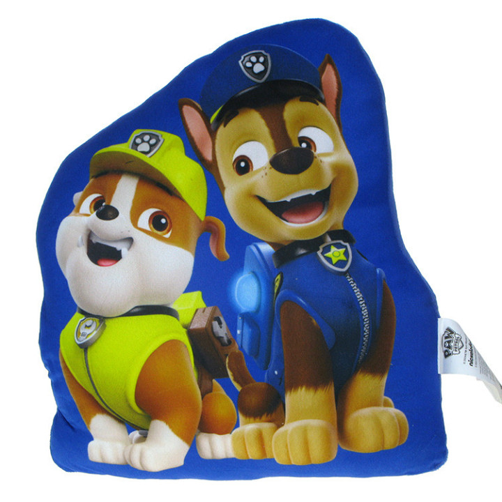 Psi Patrol - poduszka pluszowa Chase i Rubble