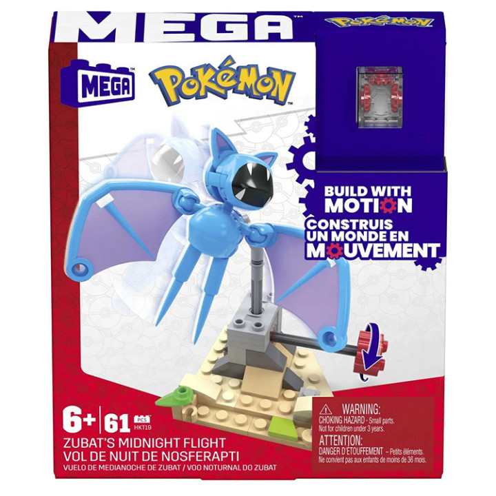 Mega Construx - Klocki Pokemon: Zubat i nocny lot