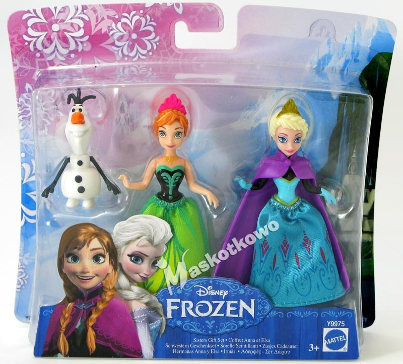 Frozen Kraina Lodu Komplet Figurek Maskotkowopl