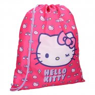 Worek sportowy, na plecy, na kapciuszki, na obuwie zmienne dla dzieci - Hello Kitty (230-00576) 